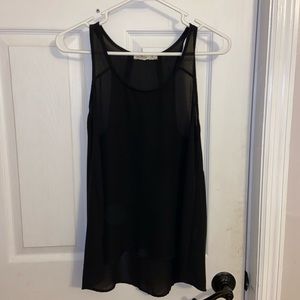 Hollister black tank top